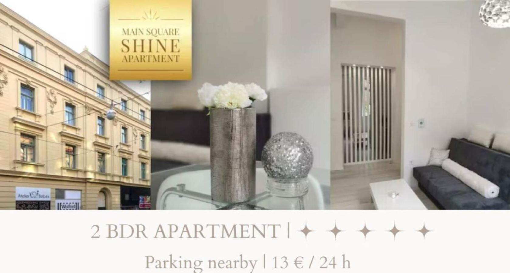 Luxurios And Historic Apartment "Shine" - Right On The Main Square Zagreb Exterior foto